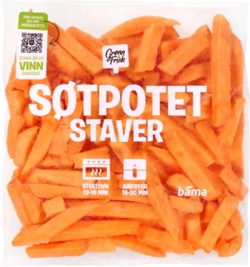 Søtpotet Fries 330g