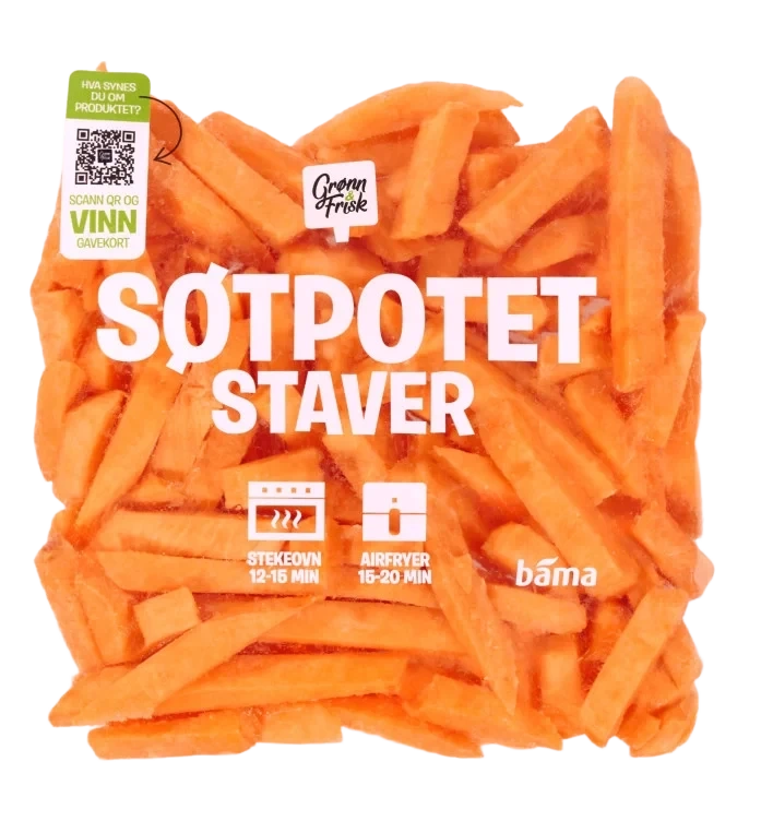 Søtpotet Fries 330g
