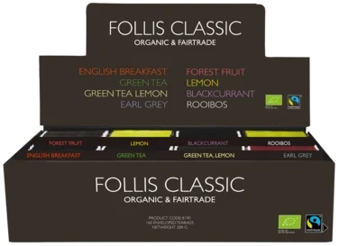 Sortimenteske 8 Varianter, Økologisk & Fairtrade, Follis Classic