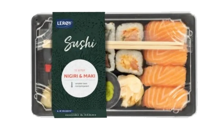 Sushi Maki Nigiri 10 Biter 258g Meny