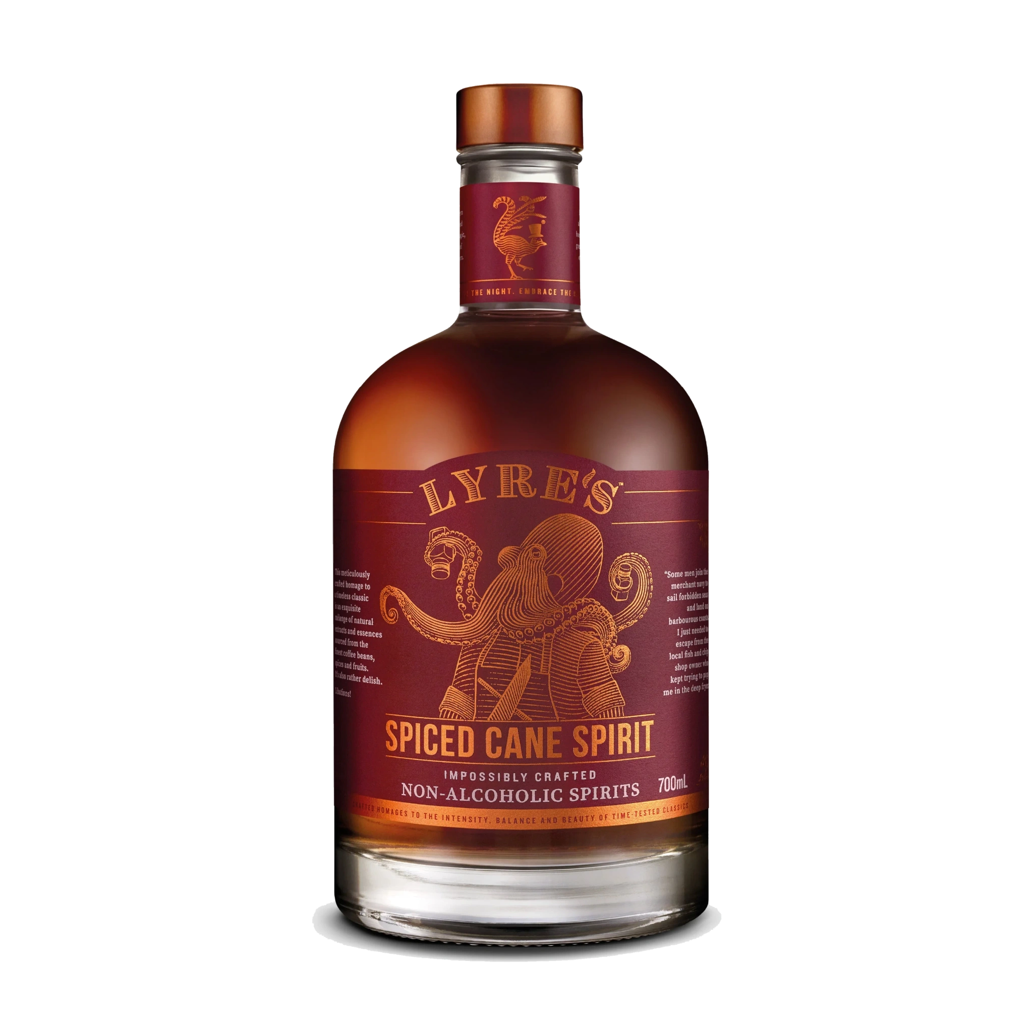 Lyre's Spiced Cane Spirit 700ml