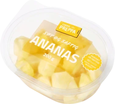 Ananas m/gaffel 200g Ferdig Preppa