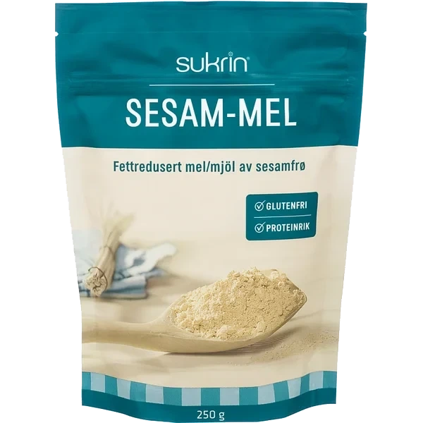 Sesam-mel fettredusert