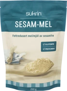 Sesam-mel fettredusert