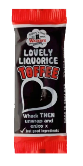 Toffee Lovely Liqorice 50g