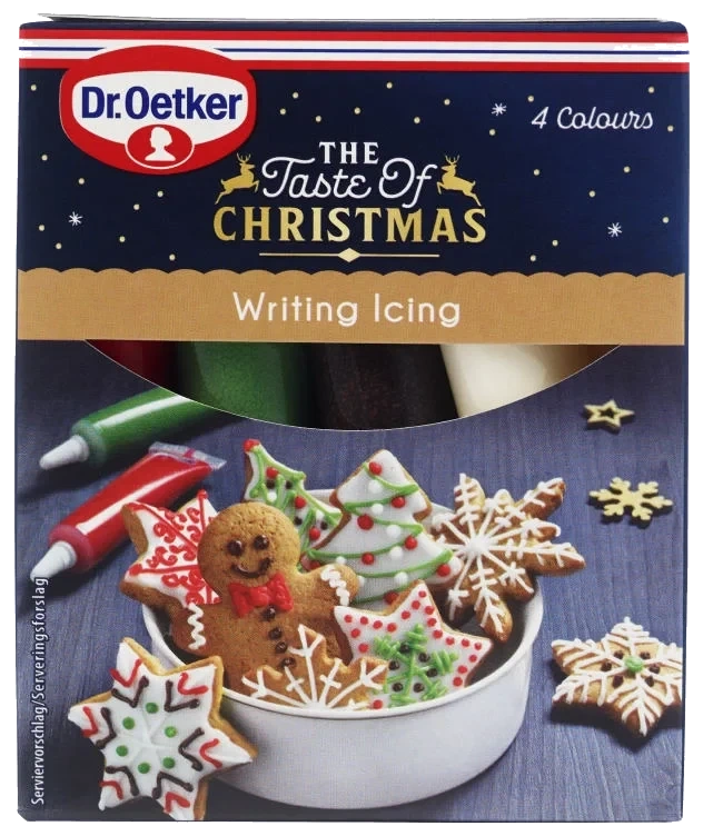 Writing Icing Christmas 76g Dr.Oetker