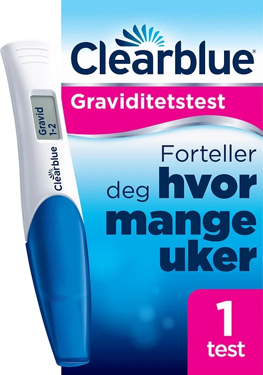 Graviditetstest Digital Week 1stk Clearblue