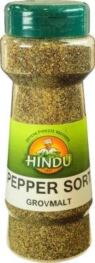 Pepper Sort Grovmalt Boks Hindu