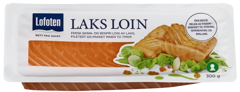 Lofoten Laks Midloin 300g