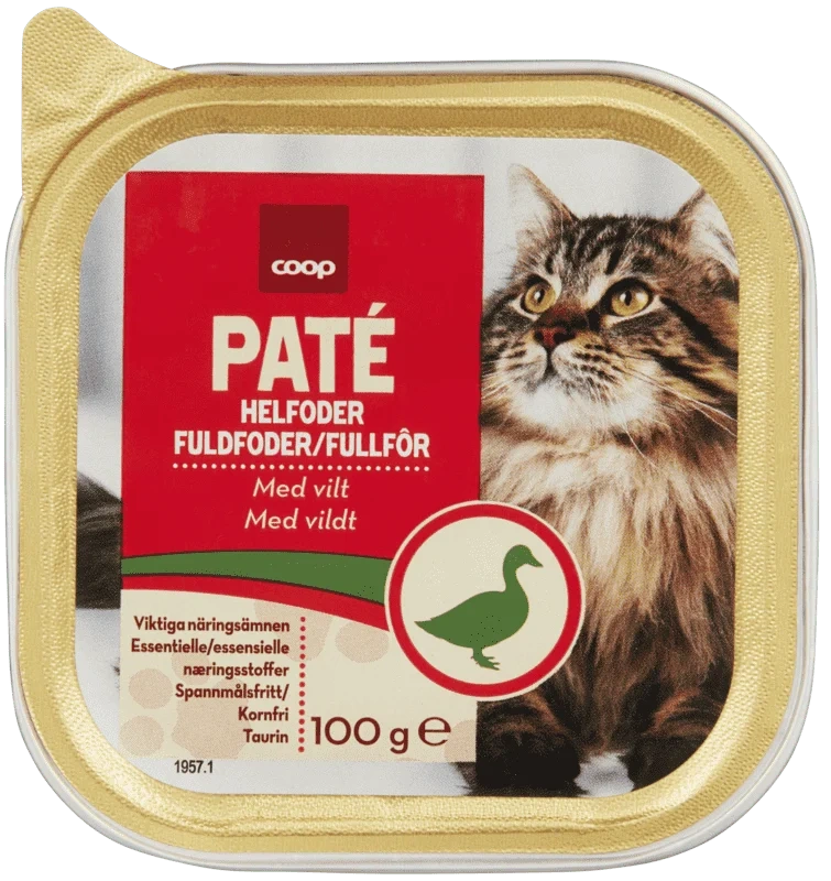 Coop Catz Vilt Pate 100g