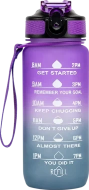 Drikkeflaske Blue And Purple 600ml Hollywood Motivational Bottle