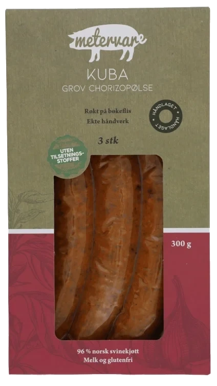 Kuba - Halvspeket Chorizo