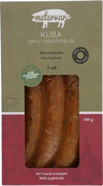 Kuba - Halvspeket Chorizo