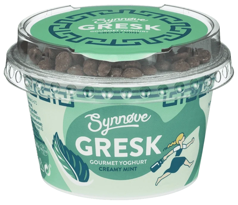 Synnøve Gresk Kremet Mint 160g