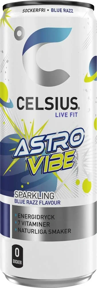 Energidryck Astro Vibe Blue Razz Sockerfri