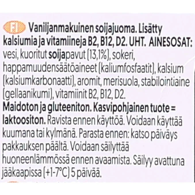 Sojadryck Vanilj Protein
