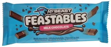Mr Beast Feastables Milk Chocolate 60 g