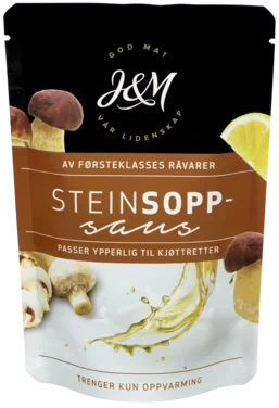 Steinsoppsaus 220g J&m