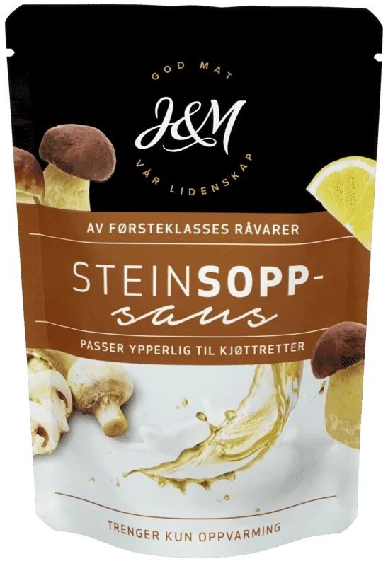 Steinsoppsaus 220g J&m