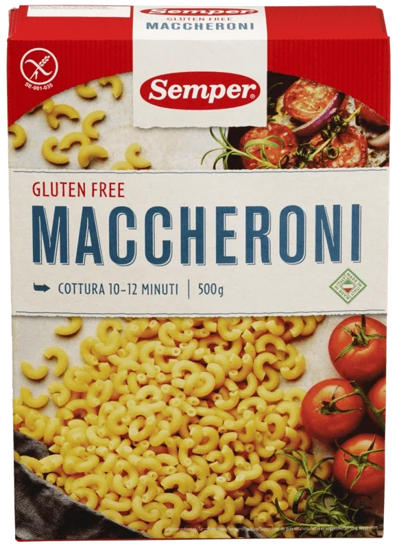 Semper Makaroni Glutenfri 500g