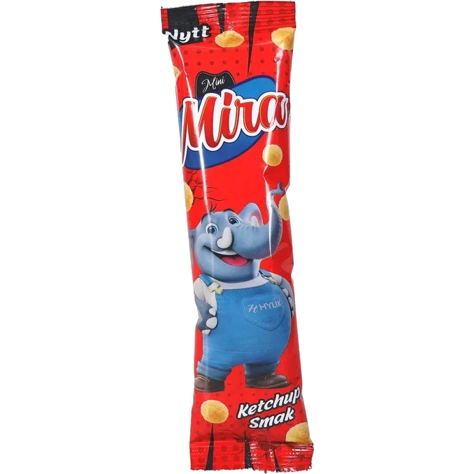 Majssnacks Ketchup