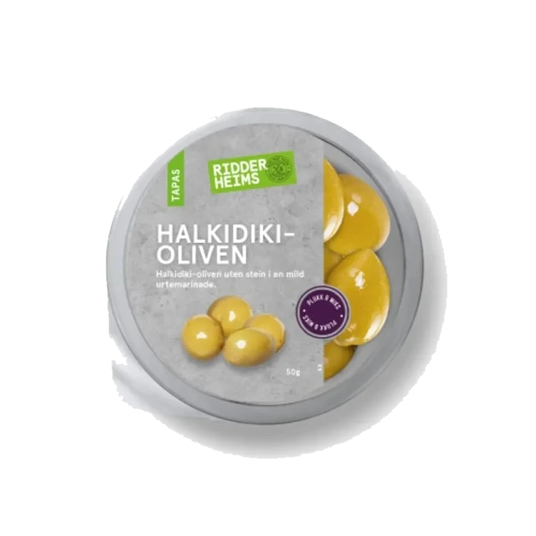 Halkidikioliven Plukk&Miks 50g Ridderheims