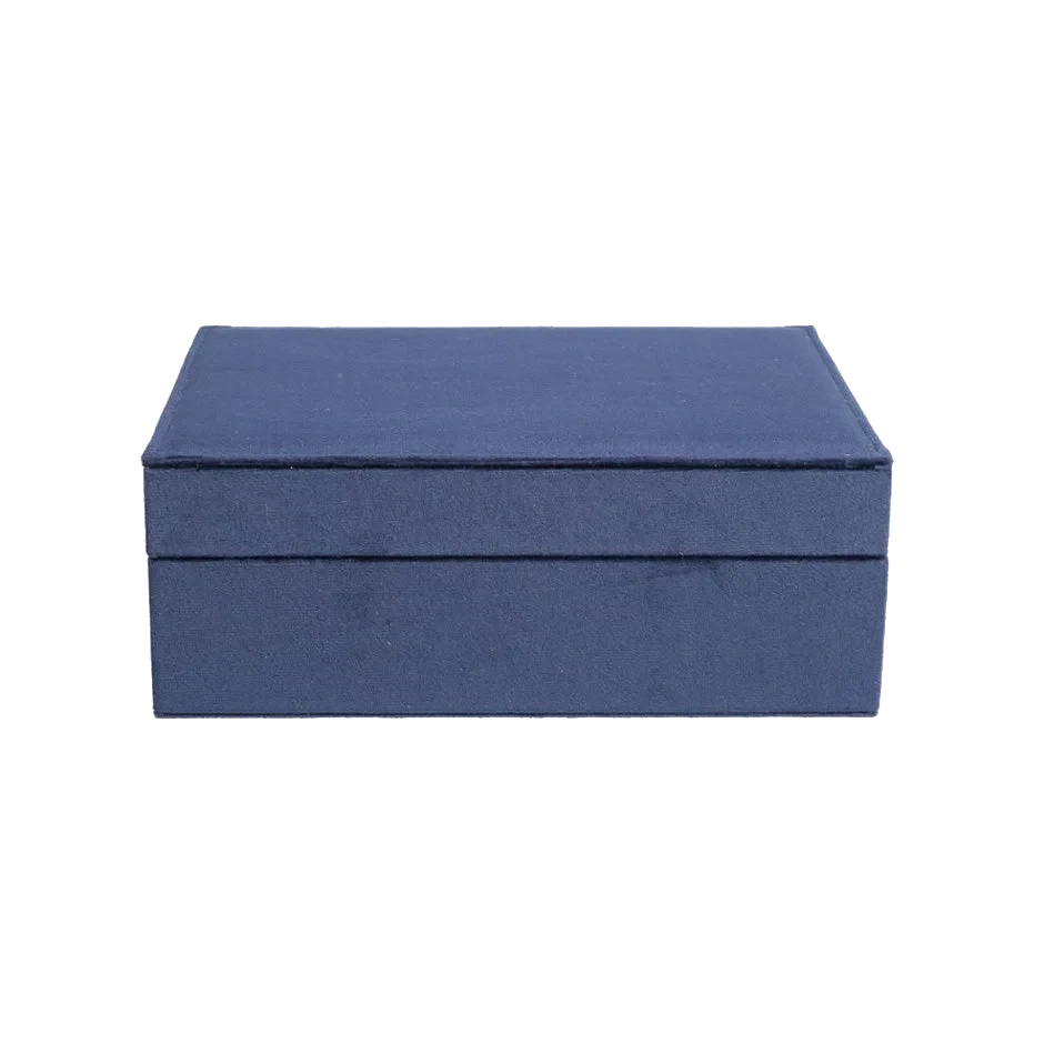 Dark Velvet Jewellery Box Large