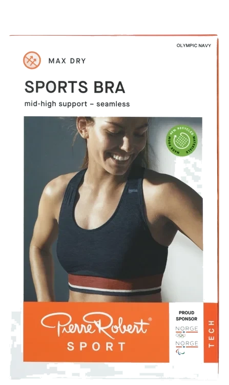 Sports Bra High Olympic Navy L Pierre-Robert
