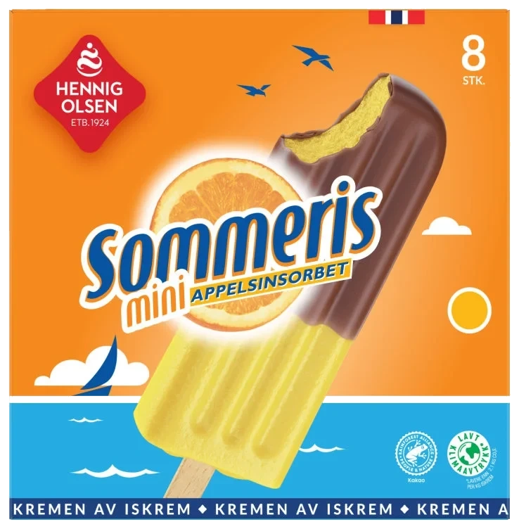 Sommeris Appelsin 8stk Hennig-Olsen