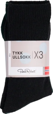 Ullsokk Tykk X3 Black 37-40 Pierre Robert