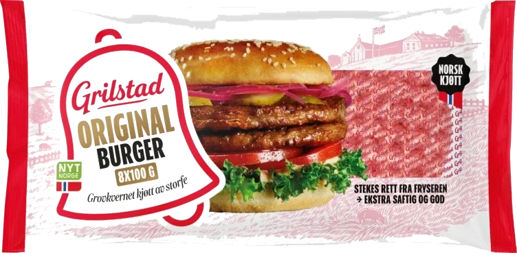 Hamburger 8*100g Grilstad