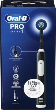 Elektrisk Tannbørste Pro1 Black + Sc Hode Oral-b
