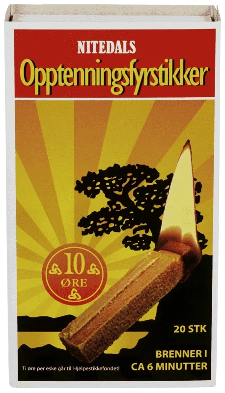 Nittedals Opptenningsfyrstikker 20stk