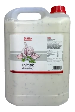 Hvitløksdressing m/Yoghurt 5kg Slåtto
