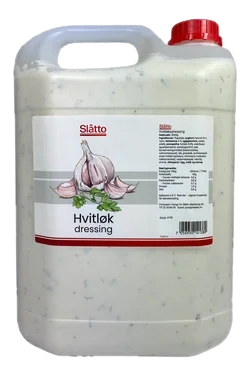 Hvitløksdressing m/Yoghurt 5kg Slåtto