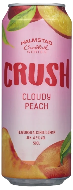 Halmstad Cocktail Crush Cloudy Peach 0,5l boks