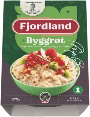 Byggrynsgrøt Av Skjåkgryn 370g Fjordland