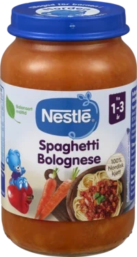 Spaghetti Bolognese 1-3år 220g Nestle