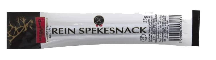 Mydland Rein Spekesnacks 25g Mydland 25g