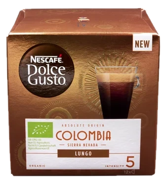 Dolce Gusto Colombia Lungo Organic 84g