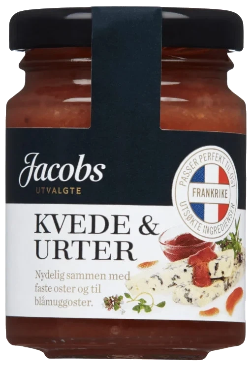 Syltetøy til Ost Kvede&Urter 110g Jacobs