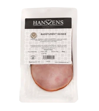 Badsturøkt Skinke 100g Hanssens