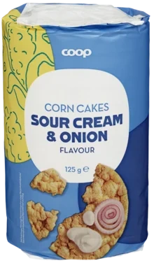 Corn Cake With Sourcream & Onion