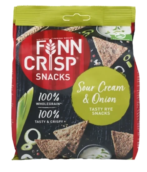 Finn Crisp Snacks Sour Cream & Onion 150g