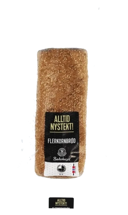 Flerkornbrød Butikkstekt 750g Bakehuset