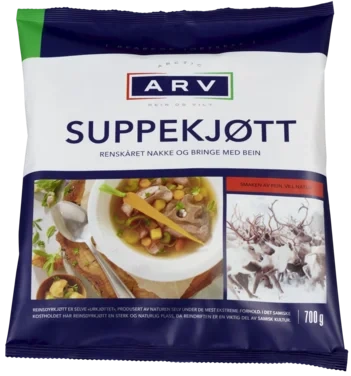 Reinsdyr Suppekjøtt Frosset Arv