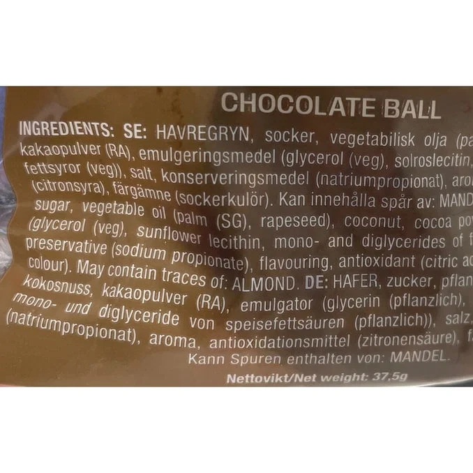 Chokladboll Pärlsocker