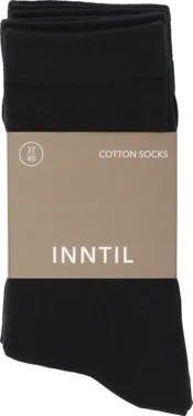 Socks, 3 Pairs, Black, 37-40
