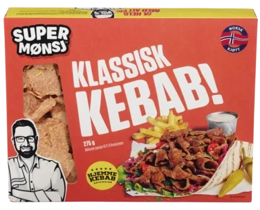 Kebab Klassisk 275g Super Mønsj