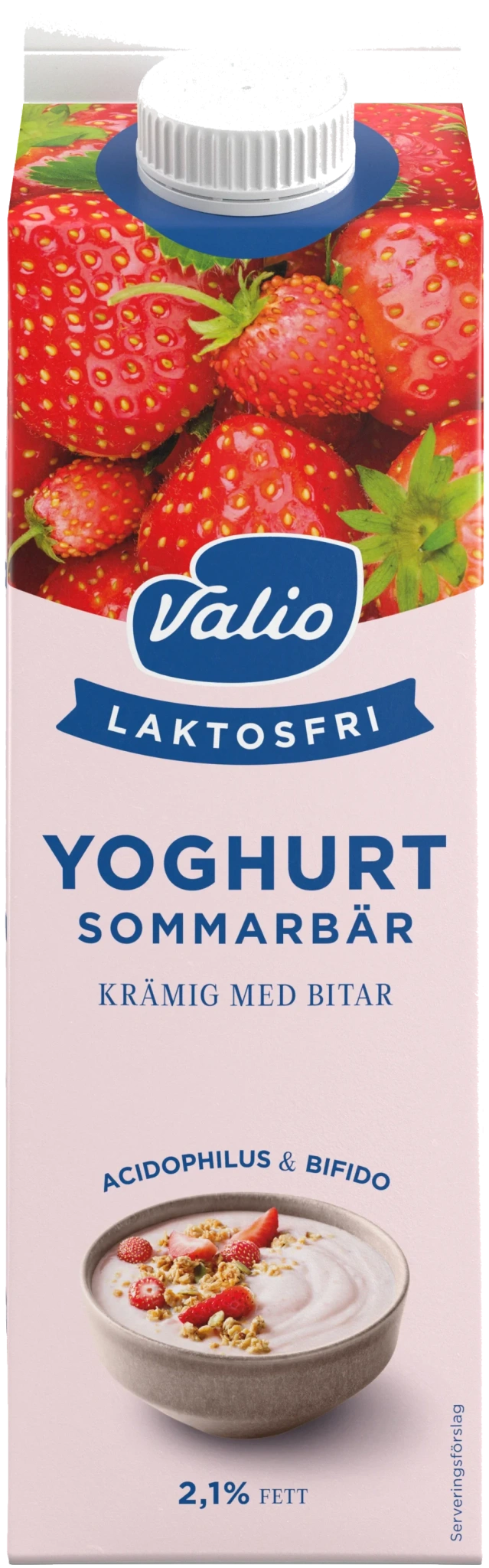 Laktosfri Yoghurt Sommarbär 2,1%